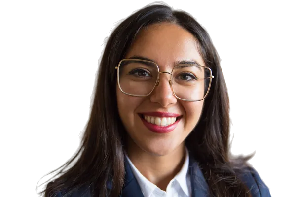 Portrait of Priya J., high risk candidate